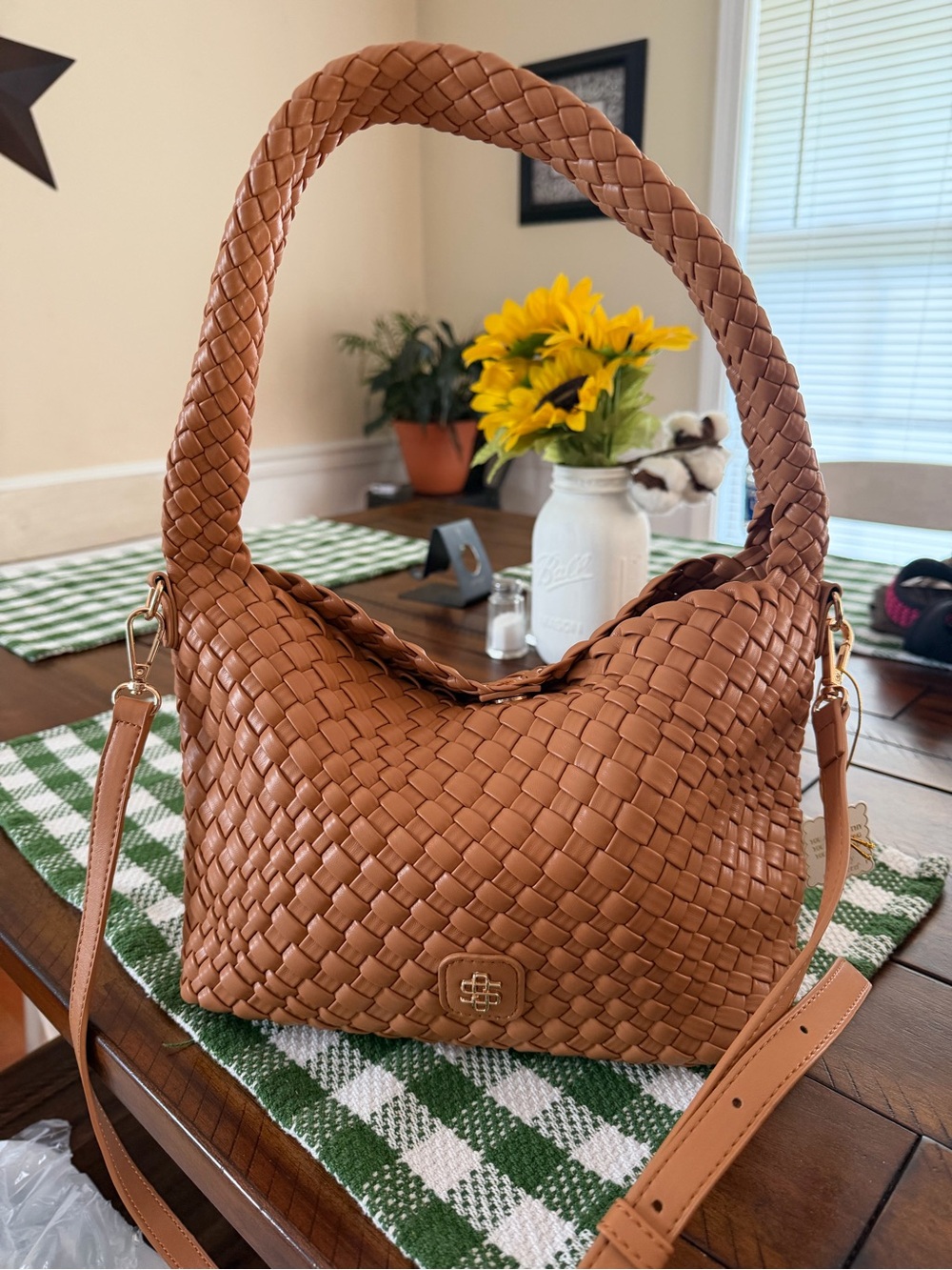 Simply Southern Woven, hobo, shoulder, crossbody bag New With Tags